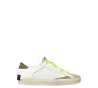 Crime London, Homme, Chaussures, Blanc, Taille: 44 EU Distressed Baskets