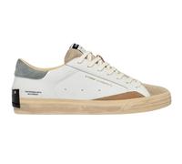 Crime London, Homme, Chaussures, Blanc, Taille: 44 EU Distressed Baskets