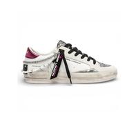 Crime London - SK8 Deluxe Head Over Heels Baskets - Femme - Chaussures - Blanc - Taille: 37 EU
