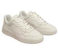 Crime London, Timeless Low Top, Chaussures Baskets en cuir, Mode Fashion, Blanc, 37 EU