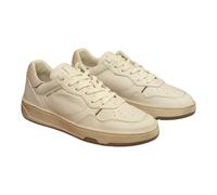 Crime London, Timeless Low Top, Chaussures Baskets en cuir, Mode Fashion, White Soft Pink, 37 EU