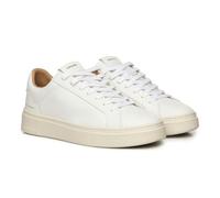 Crime London, Weightless Low Top, Chaussures Sneakers, Mode Cuir Unisexe, Total White, 41 EU