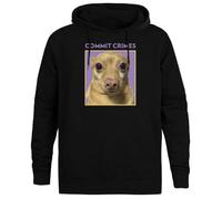 Crime Mouse Sweat à Capuche Unisexe Gris Grey Hooded Jumper Unisex Hoodie