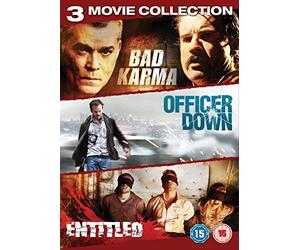 Crime Triple:Bad Karma/The Entitled/Officer Down [DVD] by Ray Liotta