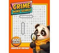 Crime Word Search Book: 600 Investigation, Forensic, Crime related words - 15x15 Grid Size (All directions) Circle Cells - 8.5x11 inch Large Print Pages | Puzzles for Teens, Adults and Seniors