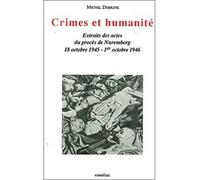 Crimes et humanité - Michel Dobkine - Romillat - broché - Livre