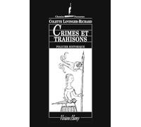 Crimes et trahisons : Policier historique