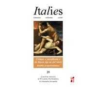 Crimes « Excellents » du Moyen Âge au XIXe siècle Réalités et représentations - Stefano Magni - Publication Universite Provence - broché - Revue