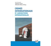 Crimes internationaux et juridictions internationales