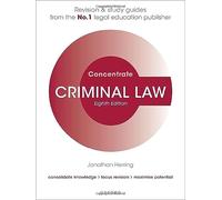 Criminal Law Concentrate