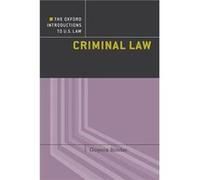 Criminal Law - Guyora Binder - Oxford University Press - Livre en Anglais - Paperback Guyora BinderGuyora Binder (Auteur)