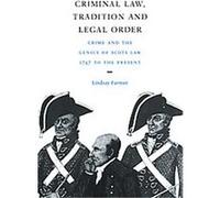 Criminal Law, Tradition And Legal Order Lindsay Farmer (Auteur)