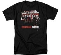 Criminal Minds Cast Men's T-Shirt to Catch A Criminal TV Series Graphic Tee Casual and Happy Men's T-Shirts Black 3XL Colour13 Manches Courtes(Medium)