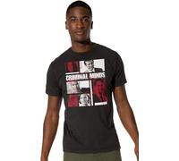Criminal Minds Character Boxes Adults Men's Short Sleeve T-Shirt Manches Courtes(Medium)