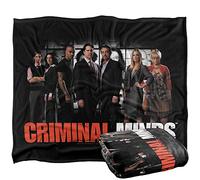 Criminal Minds The Brain Trust Plaid Ultra Doux au Toucher Soyeux - 152 x 127 cm