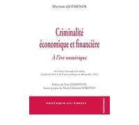 Criminalité économique et financière