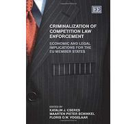 Criminalization Of Competition Law Enforcement
