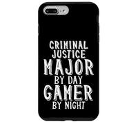 Criminologie : Master en Droit pénal par Joueur de Jour et criminologie Nocturne Coque pour iPhone 7 Plus/8 Plus