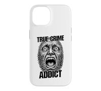 Criminologue drôle avec Son Empreinte Digitale True Crime Addict Coque pour iPhone 14