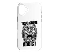 Criminologue drôle avec Son Empreinte Digitale True Crime Addict Coque pour iPhone 16 Plus