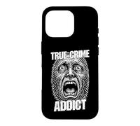 Criminologue drôle avec Son Empreinte Digitale True Crime Addict Coque pour iPhone 16 Pro