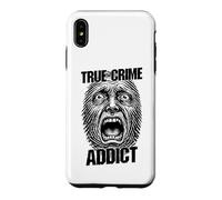 Criminologue drôle avec Son Empreinte Digitale True Crime Addict Coque pour iPhone XS Max