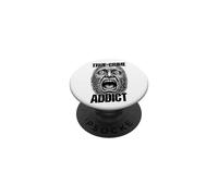 Criminologue drôle avec Son Empreinte Digitale True Crime Addict PopSockets PopGrip Adhésif