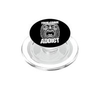 Criminologue drôle avec Son Empreinte Digitale True Crime Addict PopSockets PopGrip pour MagSafe