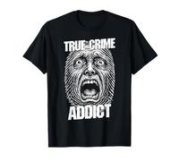 Criminologue drôle avec Son Empreinte Digitale True Crime Addict T-Shirt