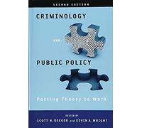 Criminology And Public Policy