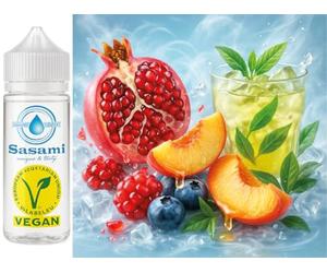 Crimson Breeze - grenade pêche thé vert Ice arôme concentré - Vegan - Sasami - 100 ml