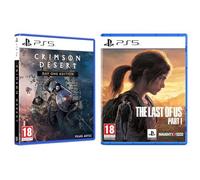 Crimson Desert - Day One Edition (PlayStation 5) + Sony, The Last Of US PS5, Jeu d'Action-Aventure, Version Physique avec CD, En Franais, 1 joueur, PEGI 18, Pour PlayStation 5