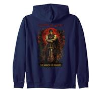 Crimson Oath Warrior Dark Fantasy Samourai Anime Art Japonais Sweat à Capuche
