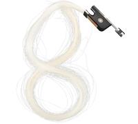Crin de Cheval de Remplacement pour Archet de Violon, Blanc, Bois Métal