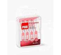 CRINEX - Phb Flexipicks Plus - Hygiène Interdentaire - Format Pratique - Rouge - Boîte de 28 unités