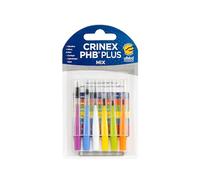 CRINEX - Phb Plus Mix - Brossette Dentaire - Fibres en Tynex - Multicolore - 6 Brossettes - Couleur assortie