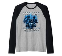 Cringe Alpha Wolf Laisse-Moi Voir tes Pieds bizarrement Manche Raglan