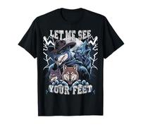 Cringe Alpha Wolf Montre-moi tes pieds T-Shirt