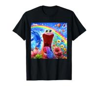 Cringe Blob Like Meme Moldy Geeked Patrick Dolphin Rainbow T-Shirt