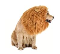 Crinière de lion noire pour chien, crinière de lion pour chien, costume de crinière de lion pour chien, perruque de crinière de lion réaliste, vêtements pour animaux de compagnie, costume de crinière