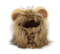 Crinière de lion pour chats | Perruque crinière de lion pour chat | Bonnet amusant pour cosplay, transformez votre chat en une perruque de crinière de lion douce et solide pour animaux de compagnie
