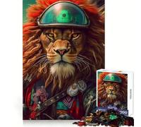 Crinière Tonitruante Puzzle 1000 Pièces Adultes Cadeau Renforcement Souvenirs Temps Serein Qualité supérieure Vœux du Père Noël 38x52cm