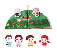 Crinkle Book, Interactive Cloth, Tear-Away High Contrast Sensory Toys | Kids Fabric Book Developmental Toy for Boys Girls Home Playroom Preschool Travel Airplane Holiday