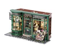 CRIOLPO Kit De Maison De PoupéE Miniature à Faire Soi-MêMe avec Meubles, Kits De ModèLes De Maison De PoupéE en Bois Inventifs à L'éChelle 1:24, Kits De Maison Miniature - Full House