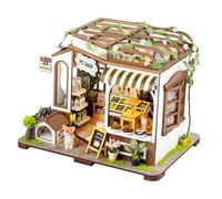 CRIOLPO Kit De Maison Miniature à Faire Soi-MêMe, Kit De Maison De PoupéE Miniature, Kit De ModèLe D'Artisanat en Bois 3D avec Meubles, Kits De ModèLes De Petites Maisons - Kelly's Pet Shop