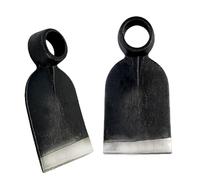 CRISALIDE Houe forgée sans manche 350 g - Houe de jardin et jardin en acier, trou Ø 3 cm, largeur 8 cm, idéal pour déplacer le sol et le désherbage