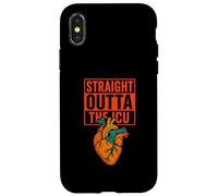 Crise Cardiaque Directement Sortie de l'ICU Cool Mens Surgery Recove Coque pour iPhone X/XS