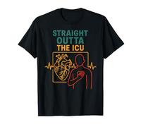 Crise Cardiaque Directement Sortie de l'ICU Cool Mens Surgery Recove T-Shirt