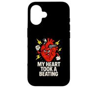 Crise Cardiaque : Mon cœur a Pris Un Rythme Cardiaque, Chirurgie pour Hommes Coque pour iPhone 16