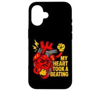 Crise Cardiaque : Mon cœur a Pris Un Rythme Cardiaque, Chirurgie pour Hommes Coque pour iPhone 16